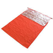 Outdoor Hiking Camping Heat-Reflective Thermal Insulation Sleeping Bag Emergency Blanket Double Envelope 200cmx 145cm Eurekaonline