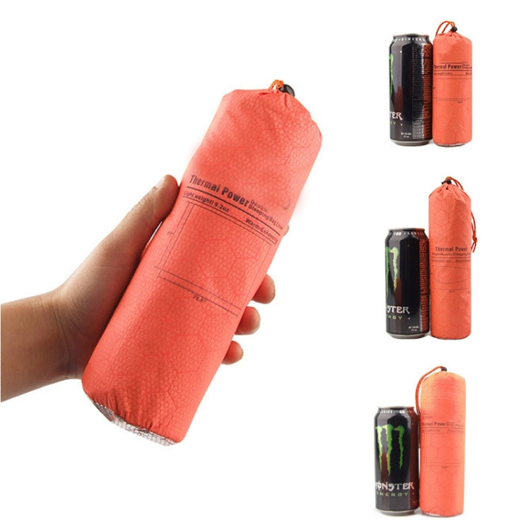 Outdoor Hiking Camping Heat-Reflective Thermal Insulation Sleeping Bag Emergency Blanket Double Envelope 200cmx 145cm Eurekaonline