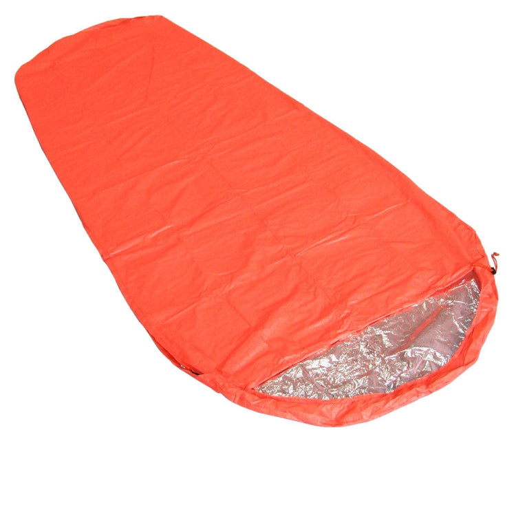 Outdoor Hiking Camping Heat-Reflective Thermal Insulation Sleeping Bag Emergency Blanket Mummy 210cm x 83cm Eurekaonline