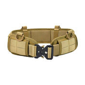 Outdoor Hunting Belt Nylon Waist Belt,Spec: Belt + Corset  Khaki Eurekaonline