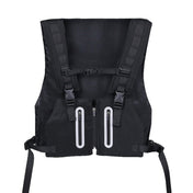 Outdoor Luminous Cycling Sports Vest Bag, Size: Free Size(Black) Eurekaonline