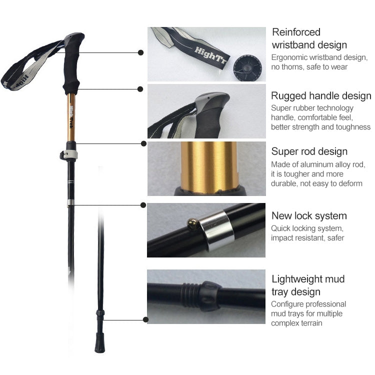 Portable Folding Lamp Pole, Lightweight Collapsible Aluminum