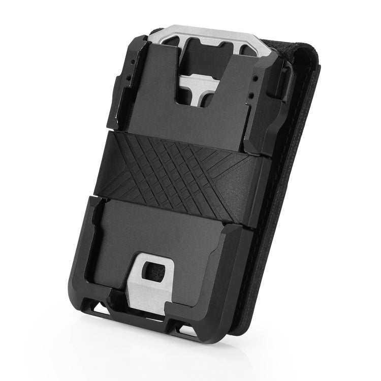 Outdoor Multi-function RFID Aluminum Alloy Tool Card Holder(Black) Eurekaonline