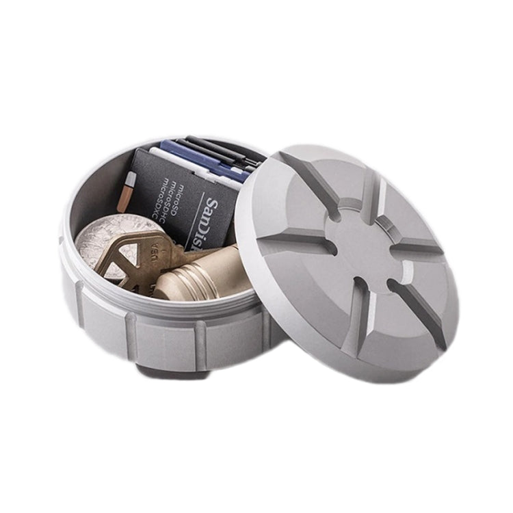 Outdoor Portable Stainless Steel First Aid Pill Storage Box(Silver) Eurekaonline