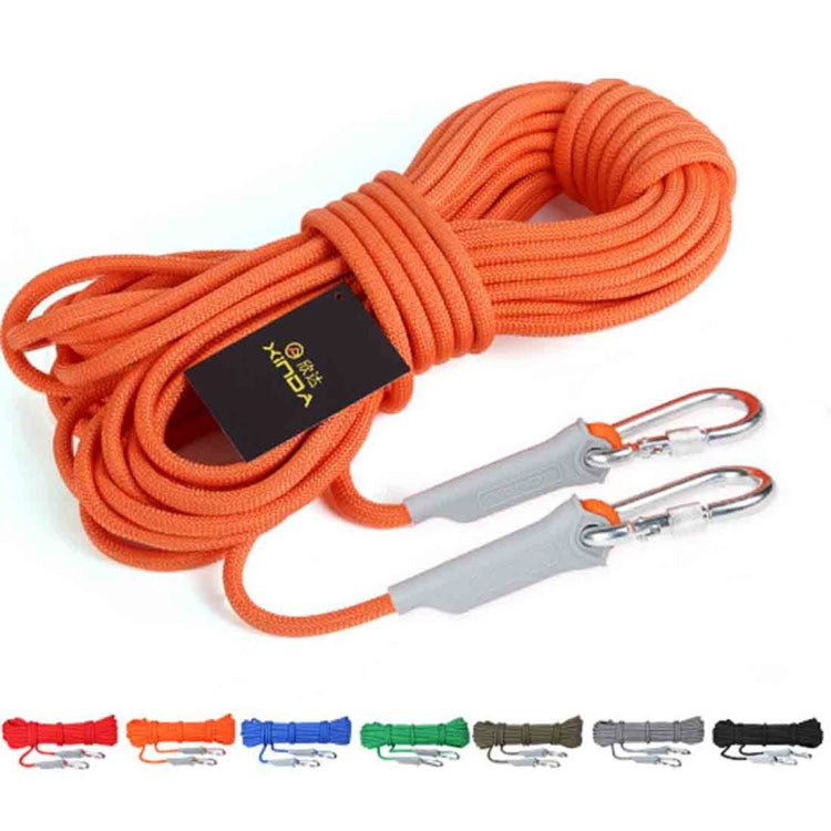 Outdoor Rock Climbing Hiking Accessories High Strength Auxiliary Cord Safety Rope, Diameter: 9.5mm, Length: 20m, Random Color Eurekaonline
