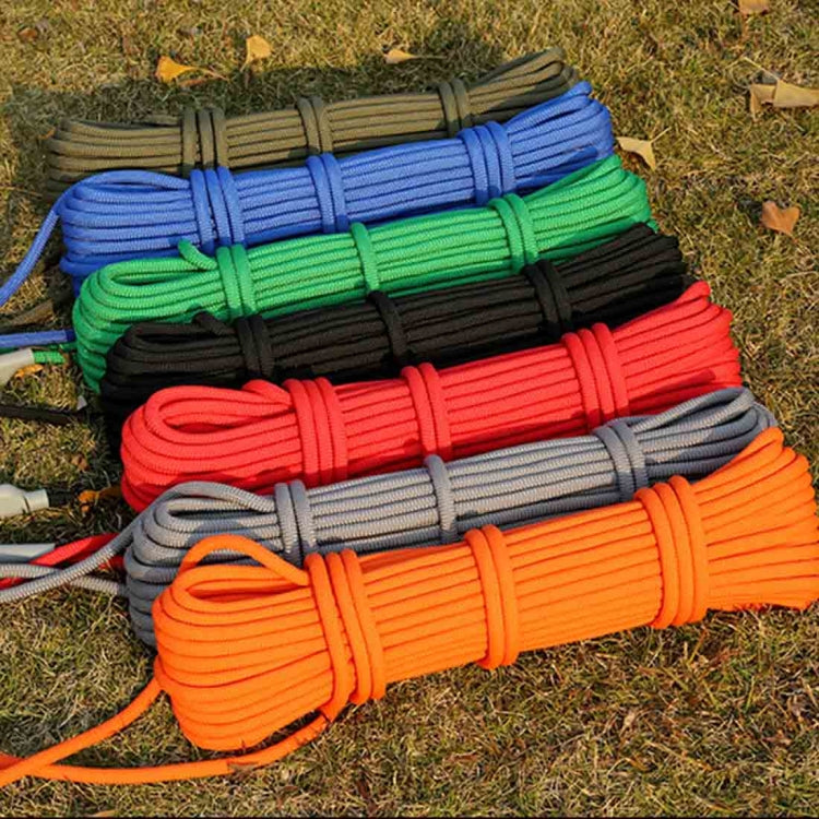 Outdoor Rock Climbing Hiking Accessories High Strength Auxiliary Cord Safety Rope, Diameter: 9.5mm, Length: 20m, Random Color Eurekaonline