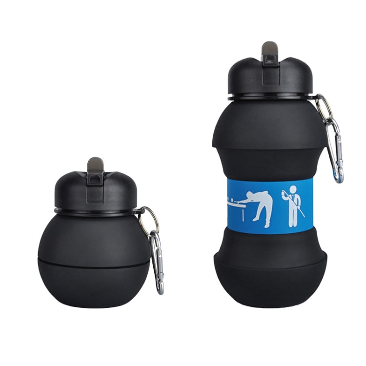 Outdoor Sports Anti-fall Water Bottle Portable Leak-proof Silicone Folding Cup, Shape: Pilot(550ml) Eurekaonline