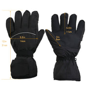 Outdoor Sports Ski Heated Warm Touchable Gloves, Color: Black+USB Cable Eurekaonline