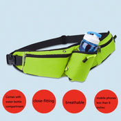 Outdoor Sports Water Bottle Waist Bag Multifunctional Fitness Running Mobile Phone Invisible Waist Bag(Violet) Eurekaonline