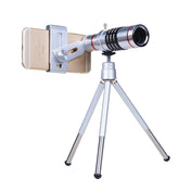 Outdoor Telescope Mobile Phone Accessories Shooting Telephoto Lens with Universal Metal Clip(12X) Eurekaonline