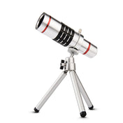 Outdoor Telescope Mobile Phone Accessories Shooting Telephoto Lens with Universal Metal Clip( 18X) Eurekaonline