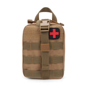 Outdoor Travel Portable First Aid Kit (Khaki) Eurekaonline