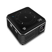 P11 4K HD DLP Mini 3D Projector 4G + 32G Smart Micro Convenient Projector, Style:EU Plug(Black) Eurekaonline