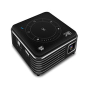 P11 4K HD DLP Mini 3D Projector 4G + 32G Smart Micro Convenient Projector, Style:UK Plug(Black) Eurekaonline