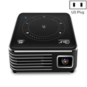 P11 4K HD DLP Mini 3D Projector 4G + 32G Smart Micro Convenient Projector, Style:US Plug(Black) Eurekaonline