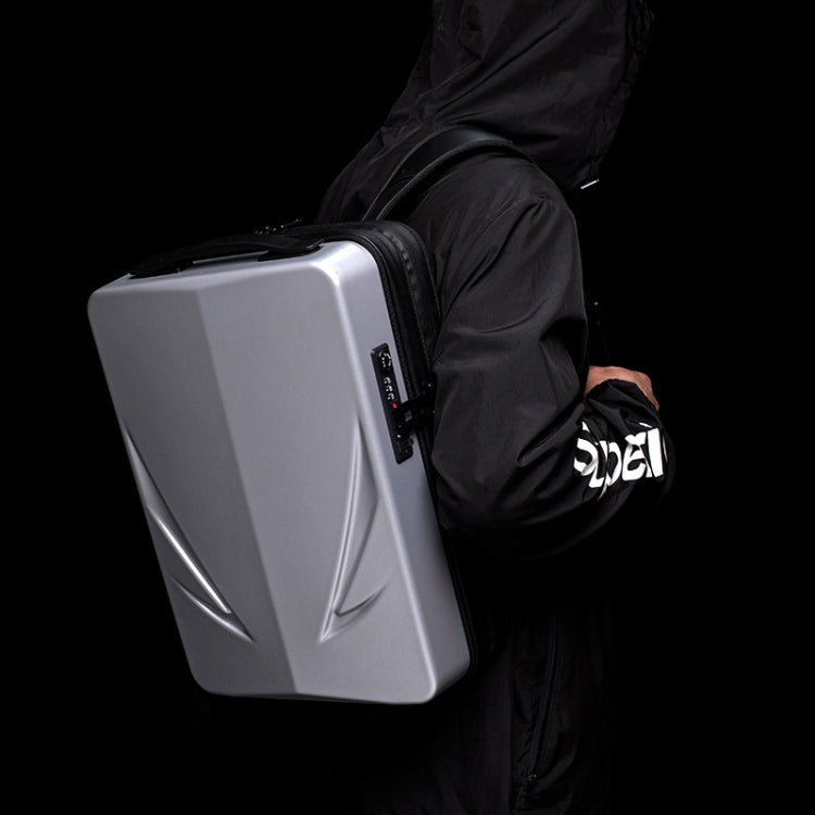 PC Hard Shell Computer Bag Gaming Backpack For Men, Color: Double-layer Black Eurekaonline