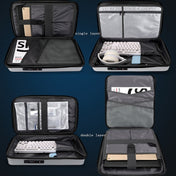 PC Hard Shell Computer Bag Gaming Backpack For Men, Color: Double-layer Silver Eurekaonline
