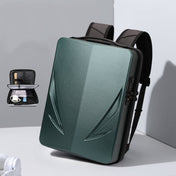 PC Hard Shell Computer Bag Gaming Backpack For Men, Color: Single-layer Green Eurekaonline