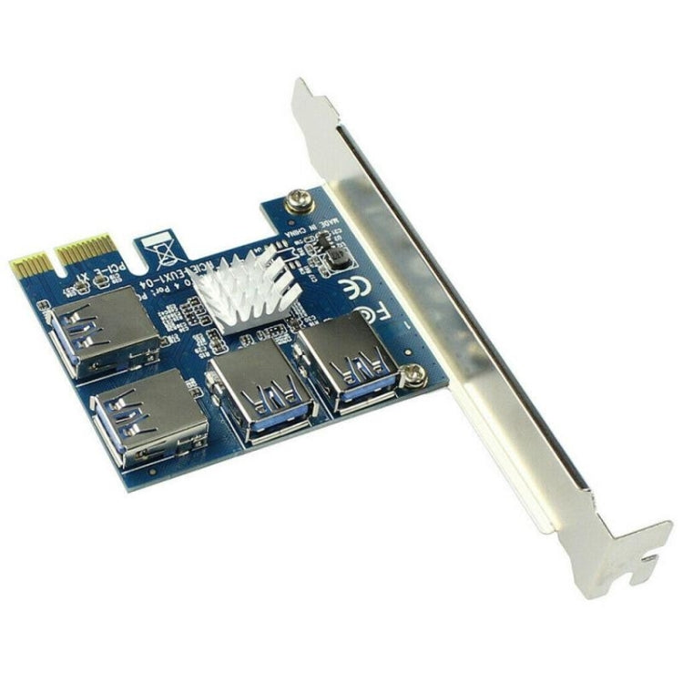 PCI-e 4 Ports USB 3.0 Expansion Card Eurekaonline