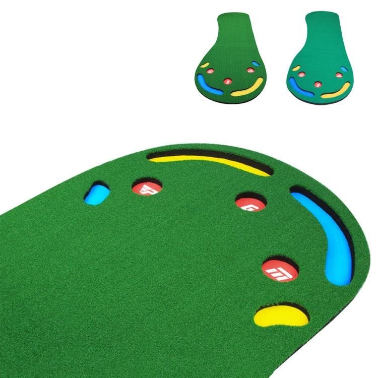 PGM GL002 Indoor Golf Putting Trainer Big Feet Mini Golf Practice Blanket with Putter and Balls, Style:Lawn Eurekaonline