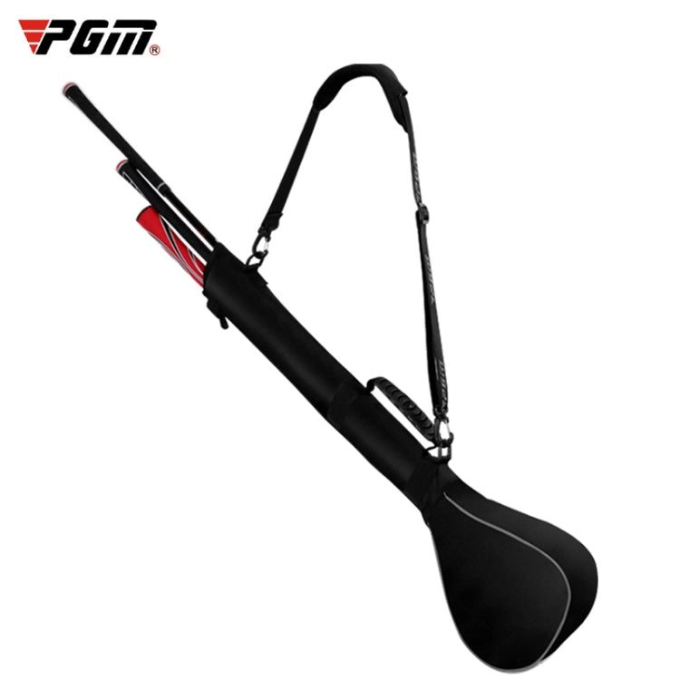 PGM Golf Foldable Portable Nylon Ball Bag(Black Silver) Eurekaonline