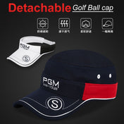 PGM Golf Men and Women Sunscreen Breathable Multi-function Hat(Navy Blue) Eurekaonline