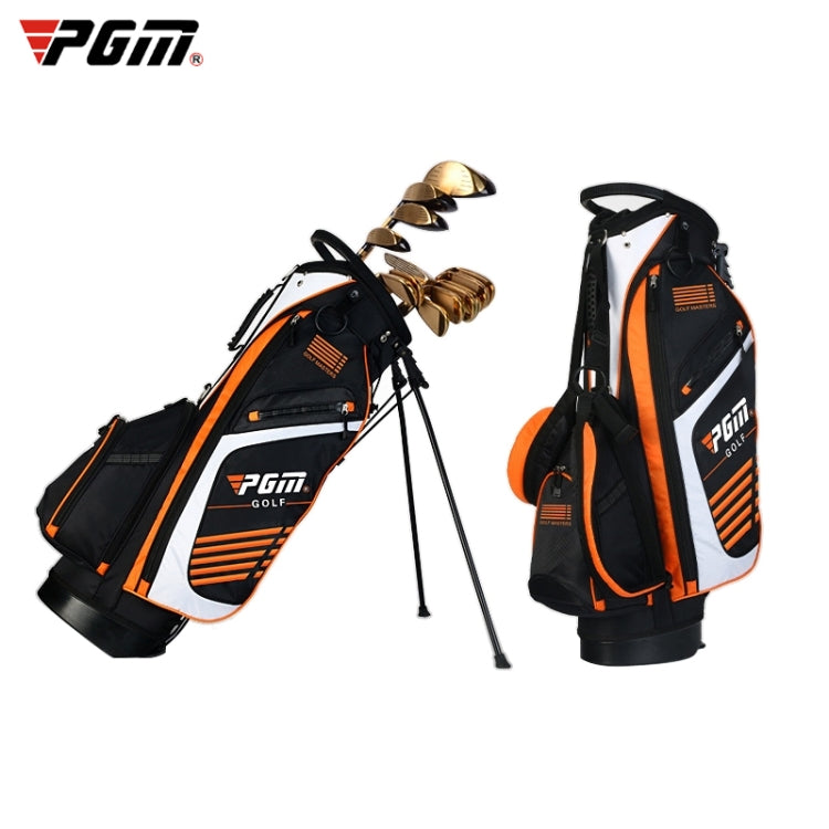 PGM Golf Nylon Lightweight Bag with Holder(Black Orange) Eurekaonline