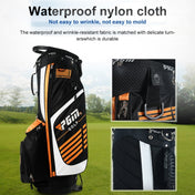 PGM Golf Nylon Lightweight Bag with Holder(Black Orange) Eurekaonline