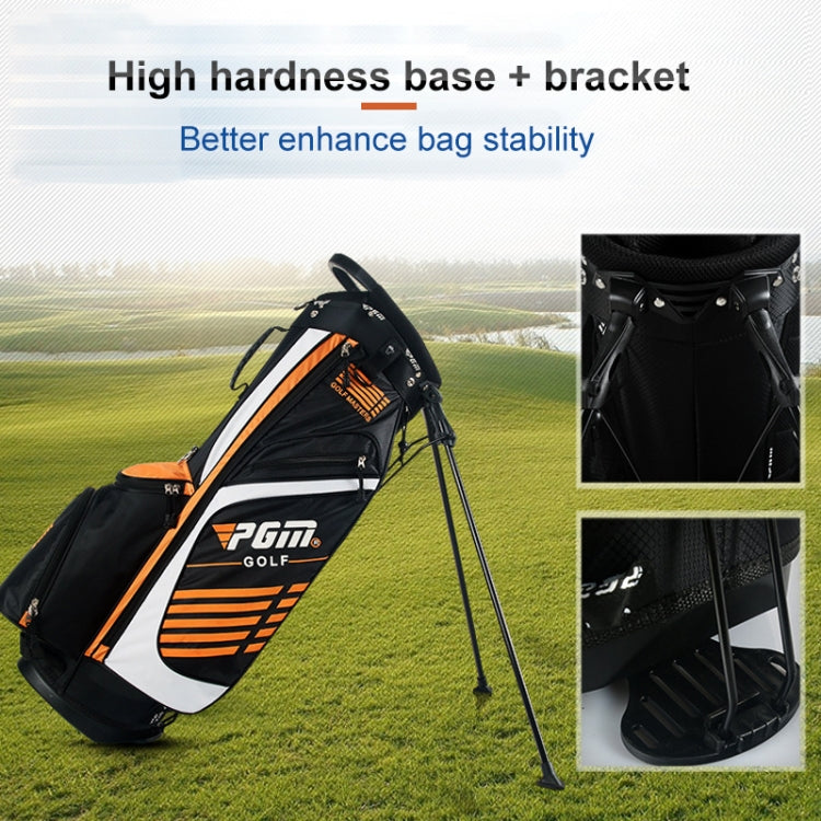 PGM Golf Nylon Lightweight Bag with Holder(Black Orange) Eurekaonline