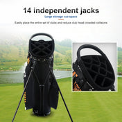 PGM Golf Nylon Lightweight Bag with Holder(Black Orange) Eurekaonline