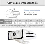 PGM Golf Sheepskin Breathable Non-slip Single Gloves for Men (Color:Left Hand Size:22) Eurekaonline