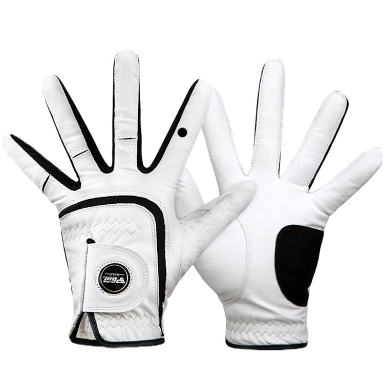 PGM Golf Sheepskin Breathable Non-slip Single Gloves for Men (Color:Left Hand Size:22) Eurekaonline