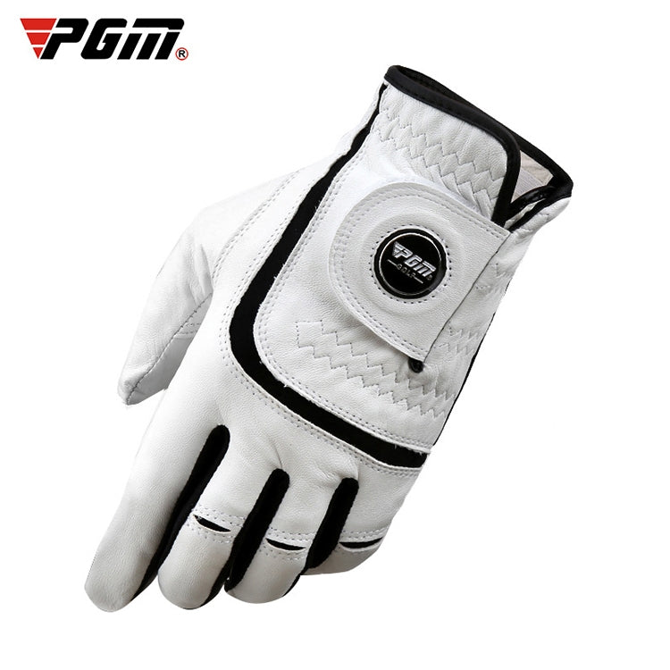 PGM Golf Sheepskin Breathable Non-slip Single Gloves for Men (Color:Left Hand Size:26) Eurekaonline