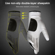 PGM Golf Sheepskin Breathable Non-slip Single Gloves for Men (Color:Left Hand Size:26) Eurekaonline