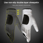 PGM Golf Sheepskin Breathable Non-slip Single Gloves for Men (Color:Right Hand Size:22) Eurekaonline