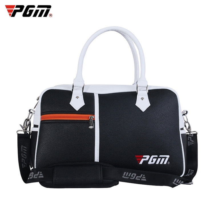 PGM Golf Ultra Light Portable PU Ball Bag Large Capacity Clothes Bag(Black) Eurekaonline