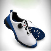 PGM Golf Waterproof Rotary Buckle Shoe Sneakers for Men (Color:Blue Size:41) Eurekaonline