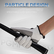 PGM Right Hand Sheepskin Anti-slip Particle Golf Men Gloves, Size: 25# Eurekaonline