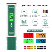 PH-2 Pro Litmus Tester Litmus Test Paper Color Change PH Meter Water Quality Meter Eurekaonline