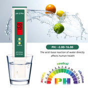 PH-2 Pro Litmus Tester Litmus Test Paper Color Change PH Meter Water Quality Meter Eurekaonline