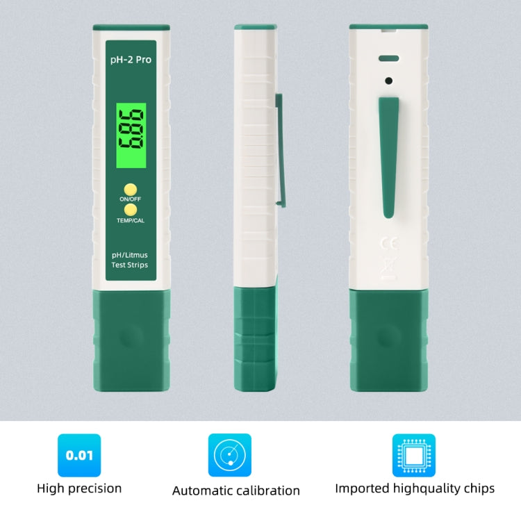 PH-2 Pro Litmus Tester Litmus Test Paper Color Change PH Meter Water Quality Meter Eurekaonline