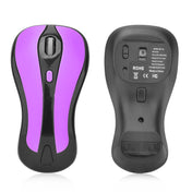 PR-01 1600 DPI 7 Keys Flying Squirrel Wireless Mouse 2.4G Gyroscope Game Mouse(Black Purple) Eurekaonline