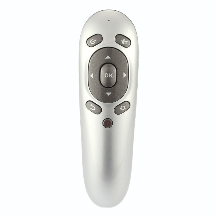 PR-07 2.4G Multifunctional 6-axis Gyro PC Wireless Presenter Remote Control PPT Presentation Air Mouse , Support Windows XP /  Vista / Win7 / Win8 / Android 4.0 and Above Version , Effective Distance: 15m(Grey) Eurekaonline