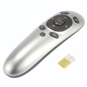 PR-07 2.4G Multifunctional 6-axis Gyro PC Wireless Presenter Remote Control PPT Presentation Air Mouse , Support Windows XP /  Vista / Win7 / Win8 / Android 4.0 and Above Version , Effective Distance: 15m(Grey) Eurekaonline