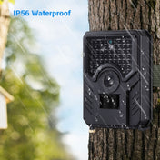 PR-200B 120 Degrees Wide Angle Lens IP56 Waterproof  12MP 1080P HD Infrared Hunting Trail Camera, Support TF Card, PIR Distance: 10-15m (Black) Eurekaonline