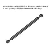 PULUZ  12 inch 30.4cm Length 20.8mm Diameter Dual Balls Carbon Fiber Floating Arm, Ball Diameter: 25mm(Black) Eurekaonline