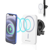 PULUZ 15W Magnetic Qi Wireless Charger Vlogging Phone Clamp Holder(White) Eurekaonline