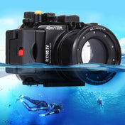 PULUZ 40m Underwater Depth Diving Case Waterproof Camera Housing for Sony RX100 IV(Black) Eurekaonline