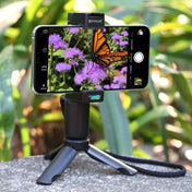 PULUZ Folding Plastic Tripod + Vlogging Live Broadcast Handheld Grip ABS Mount with Cold Shoe & Wrist Strap for iPhone, Galaxy, Huawei, Xiaomi, Sony, HTC, Google and other Smartphones Eurekaonline