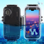 PULUZ PULUZ 40m/130ft Waterproof Diving Case for Huawei P20, Photo Video Taking Underwater Housing Cover(Black) Eurekaonline
